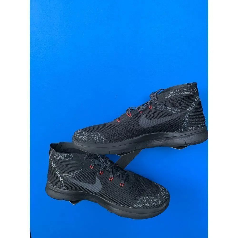 Nike Free Train Instinct Hart 848416-001 Men's Black Knit Athletic Shoes Sz 13